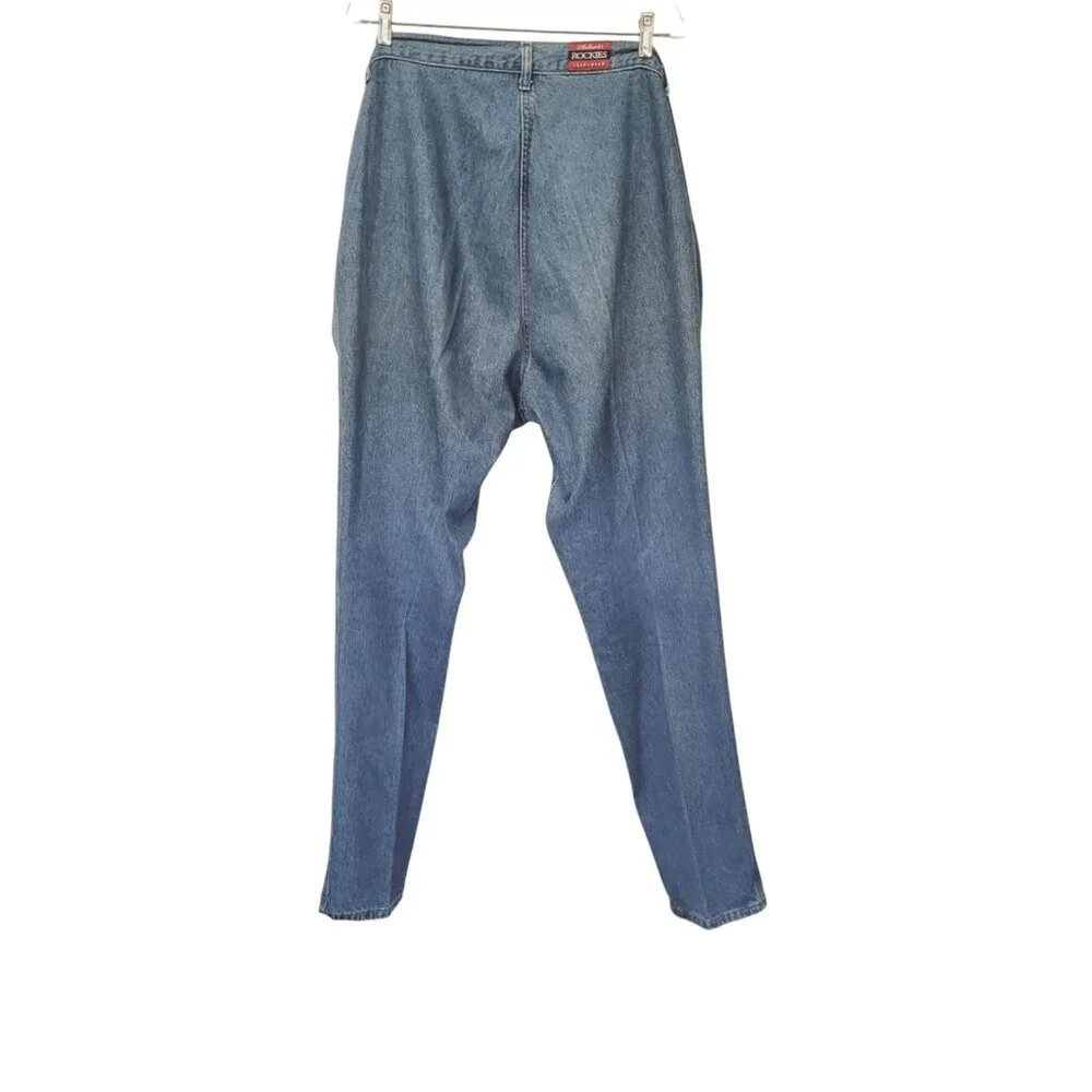 Rockies Jeans Womens 16W High Rise Bareback Front Yoke‎ Vtg Western 36x35